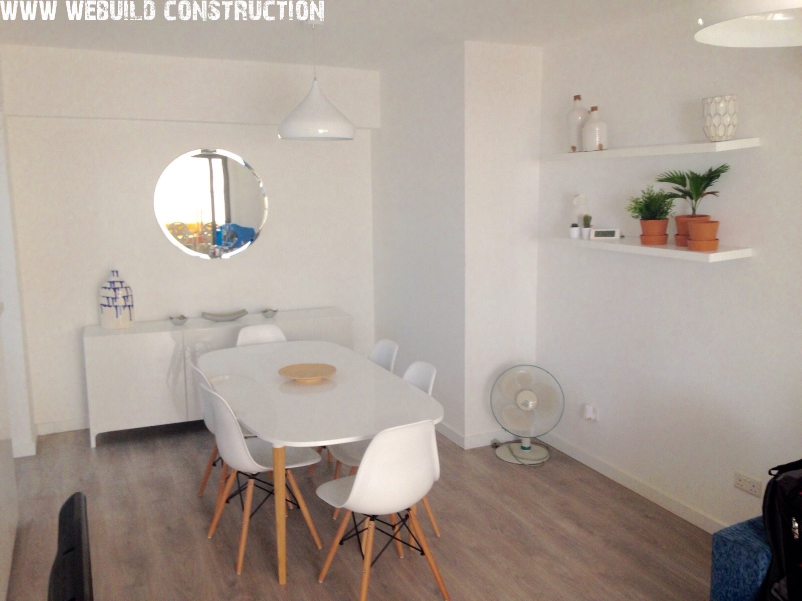 An apartment in Larnaca, Cyprus that underwent renovation, remodelling, reconstruction.